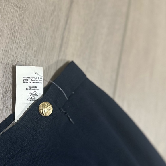NWT Vintage Brooks Brothers Navy Midi Skirt Size 2 - Picture 3 of 3